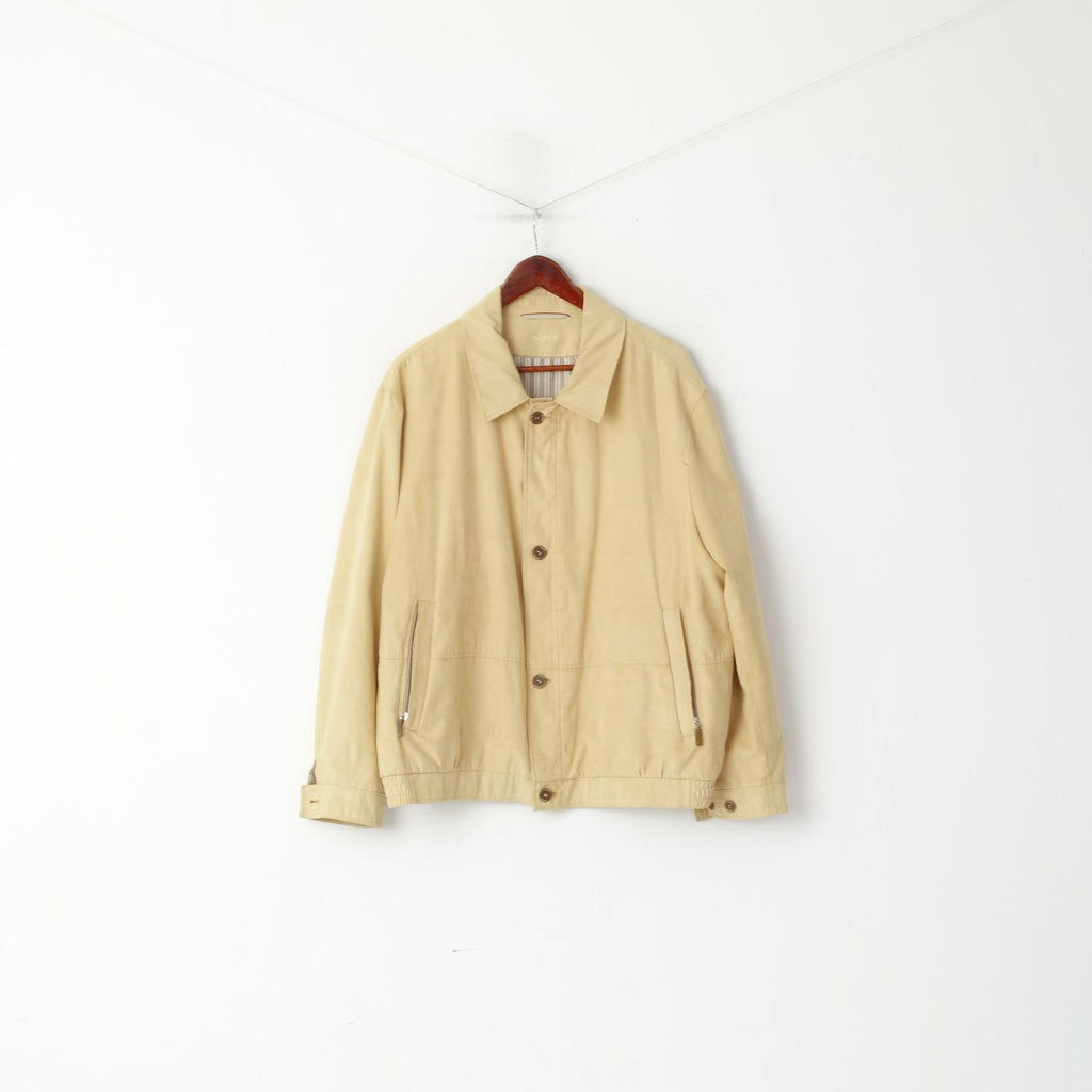 Bugatti Hommes 27 L Bomber Veste Camel Léger Fermeture Éclair Complète Classique Harrington Top