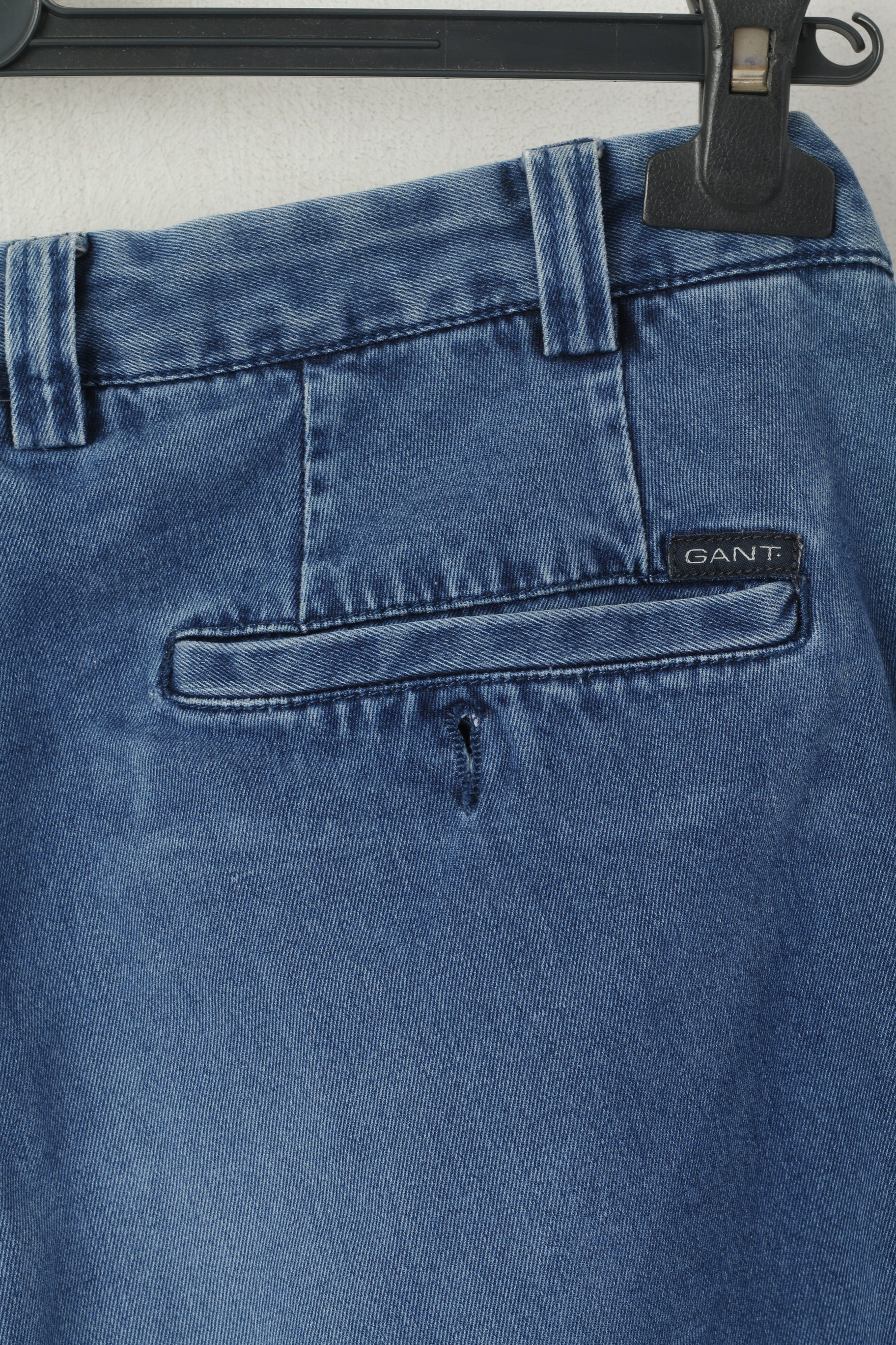 Gant Men 36 52 Pantaloni jeans Pantaloni morbidi classici a gamba dritta in cotone blu scuro