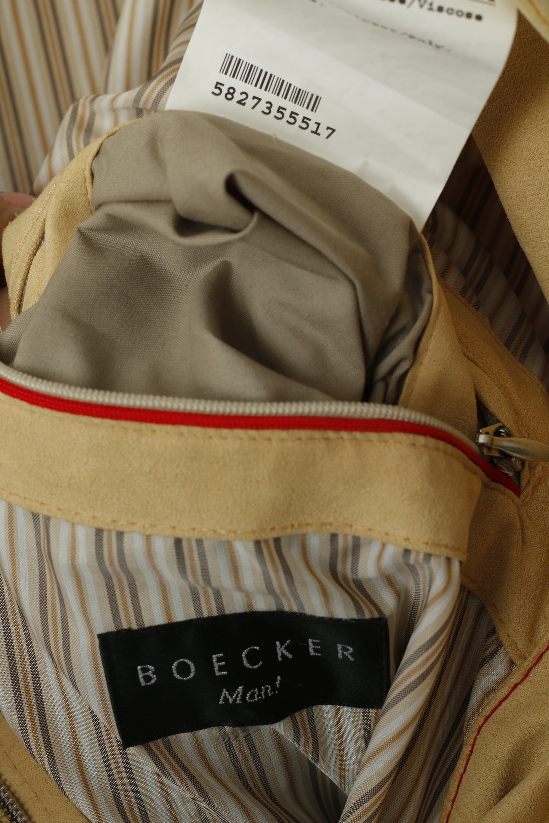 Bugatti Hommes 27 L Bomber Veste Camel Léger Fermeture Éclair Complète Classique Harrington Top