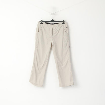 Berghaus Women 16 Trousers Beige Cotton Outdoor Combat Hiking Activewear Pants
