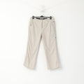 Berghaus Women 16 Trousers Beige Cotton Outdoor Combat Hiking Activewear Pants