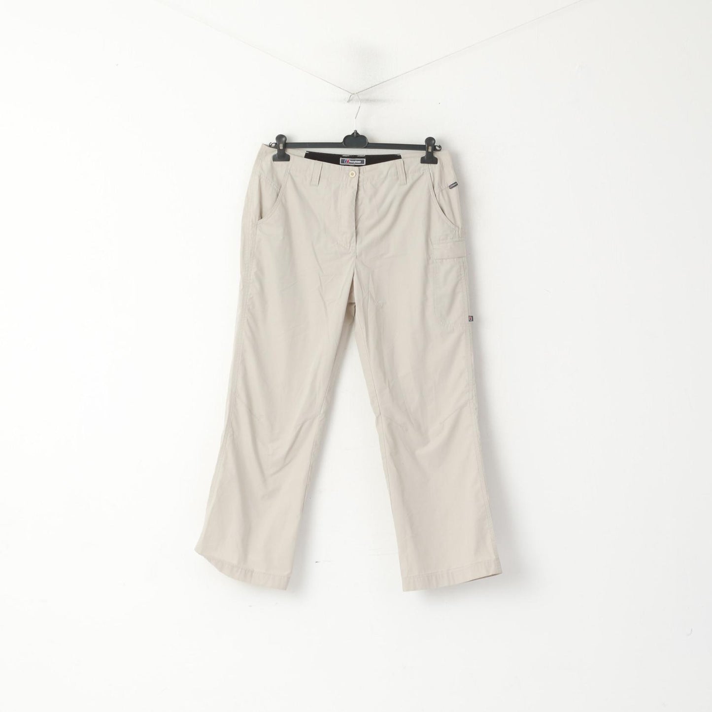 Pantaloni Berghaus da donna 16 Pantaloni per abbigliamento sportivo da escursionismo da combattimento all'aperto in cotone beige