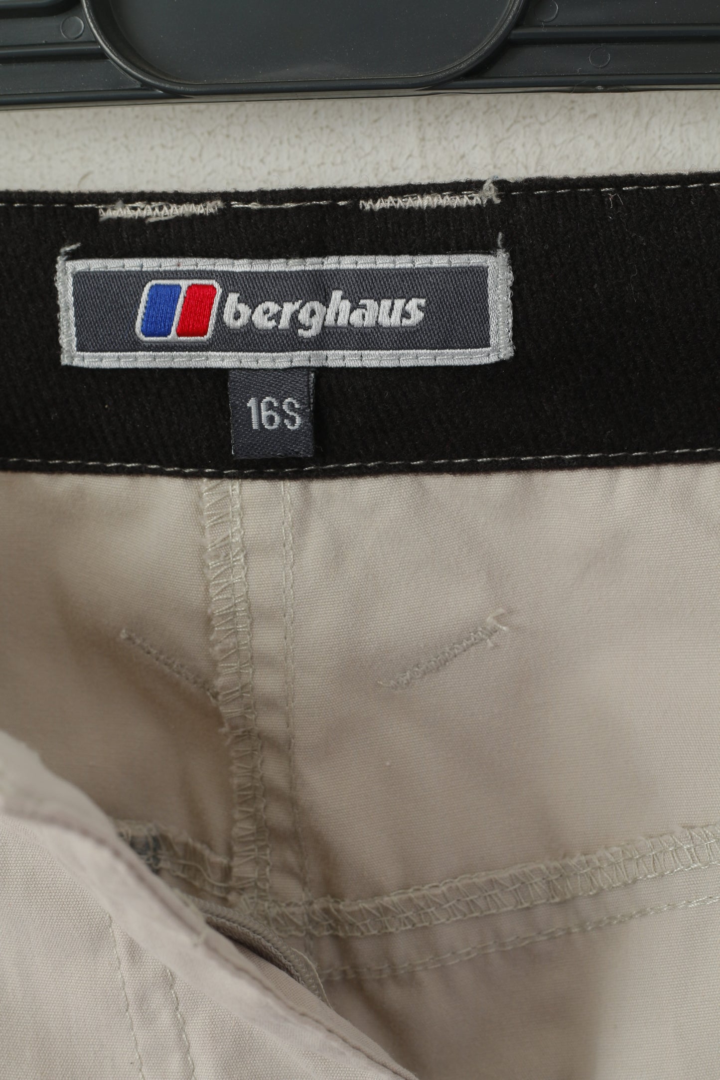 Berghaus Women 16 Trousers Beige Cotton Outdoor Combat Hiking Activewear Pants