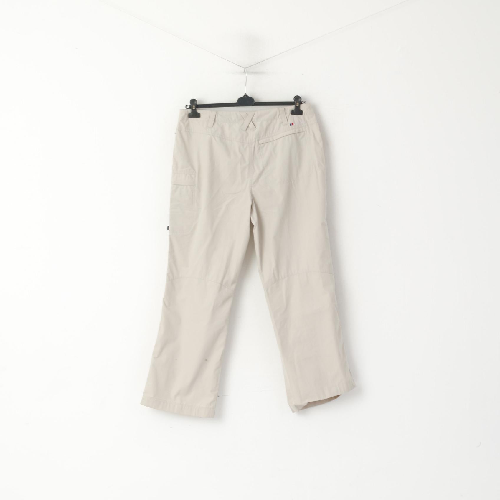 Berghaus Femmes 16 Pantalon Beige Coton Outdoor Combat Randonnée Activewear Pantalon