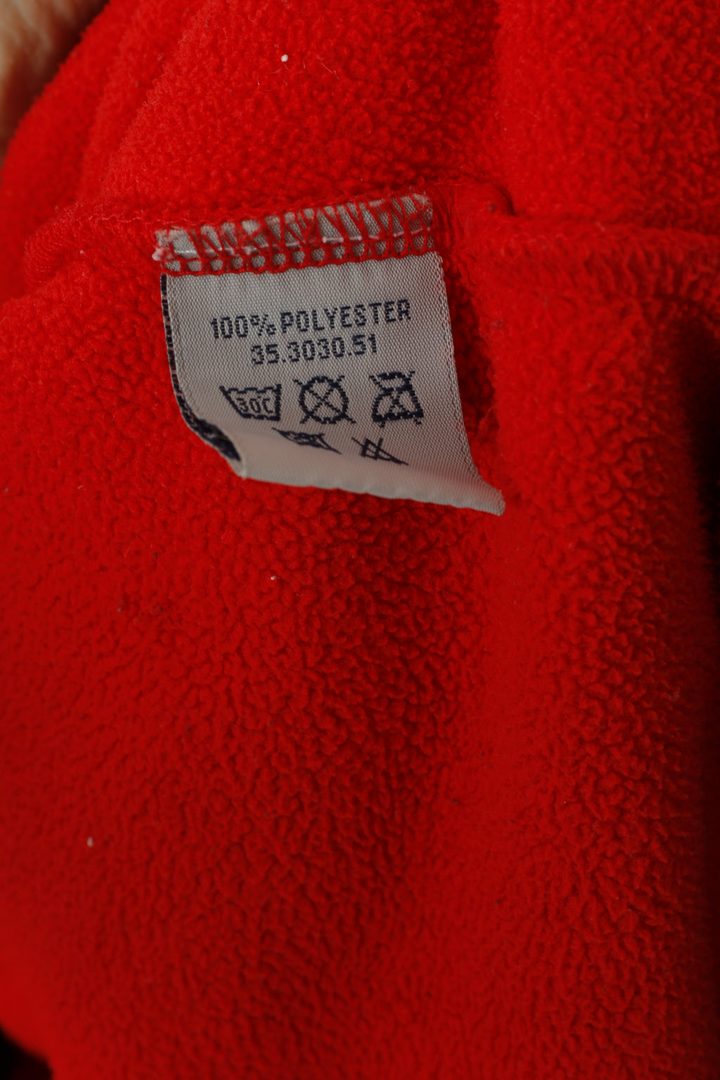 Gaastra Men XXL Fleece Top Red Full Zipper Pockt Casual Sport Sweatshirt