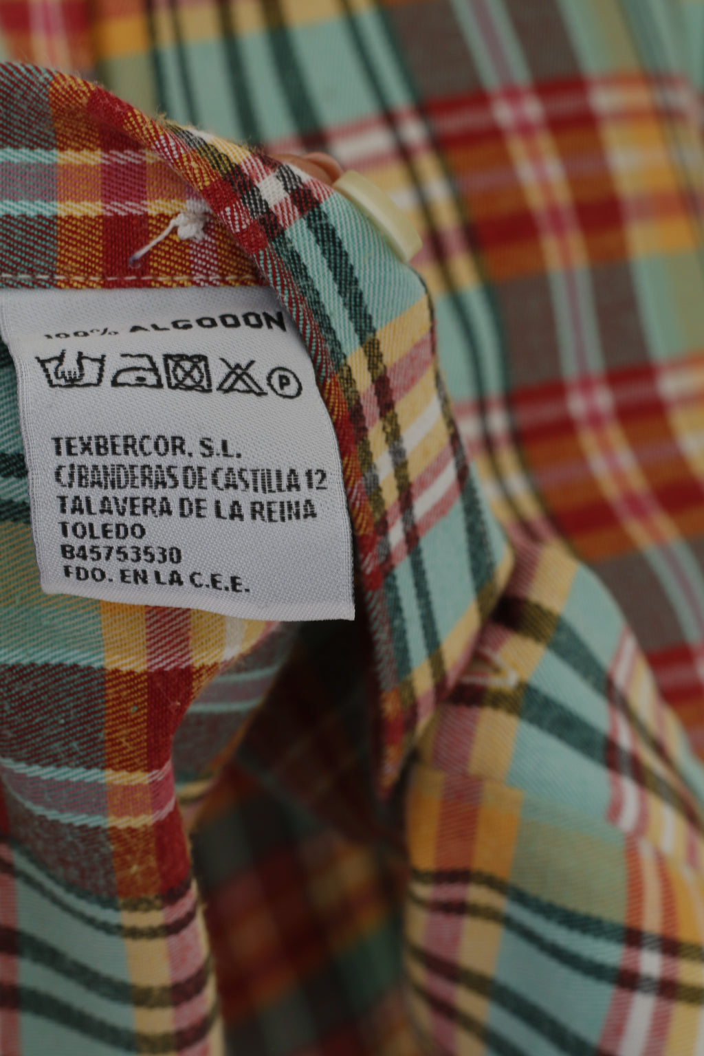 Montepicaza Men 2 S Casual Shirt Green Check Cotton Flanel Long Sleeve Top