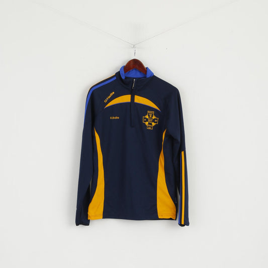 Felpa da uomo O'Neills Navy Zip Neck Cumann Luth Gaelic GAA Sport Top