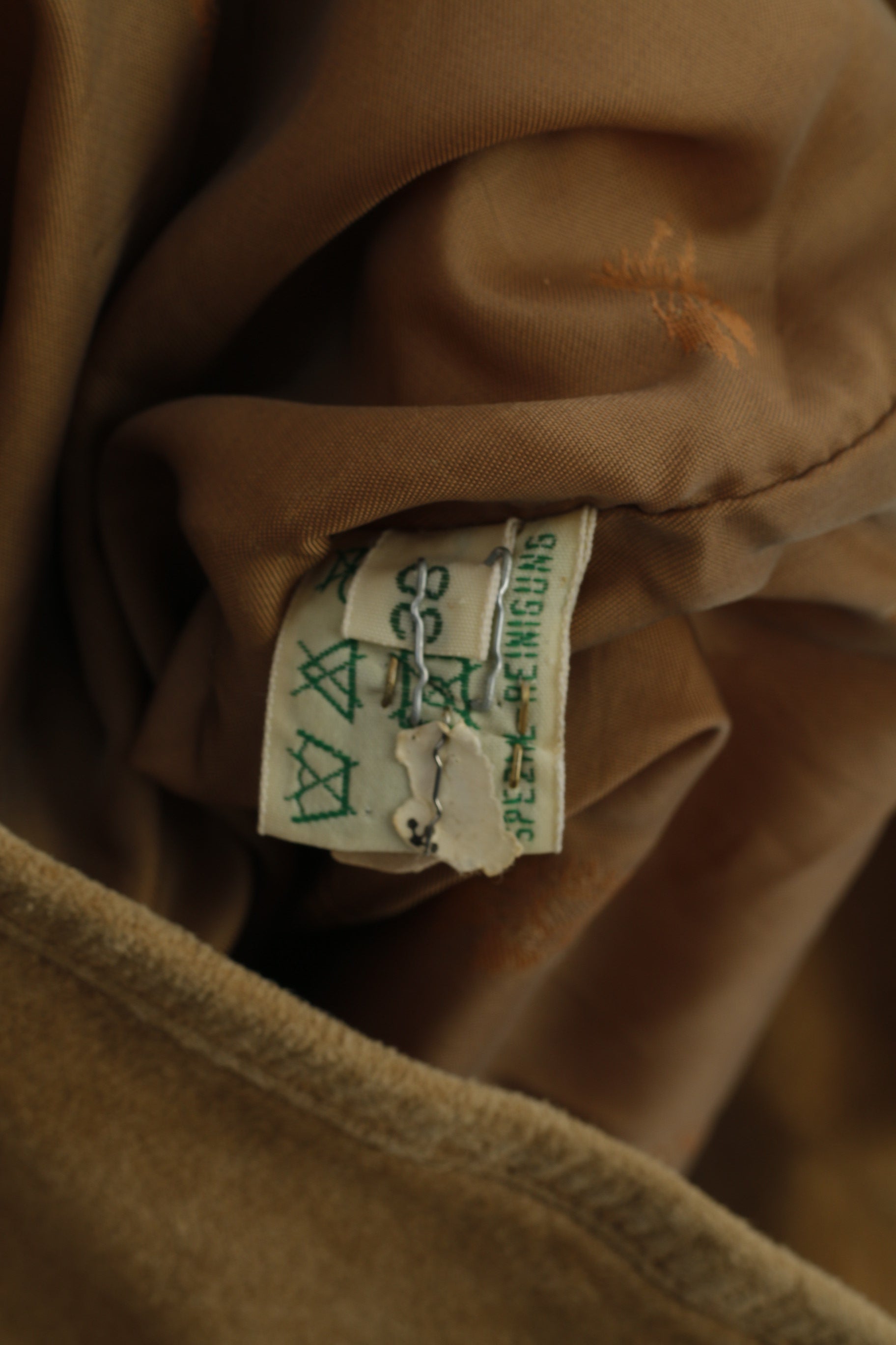 Distler Women 36 S Jacket Beige Leather Suede Vintage German Tyrol Blazer