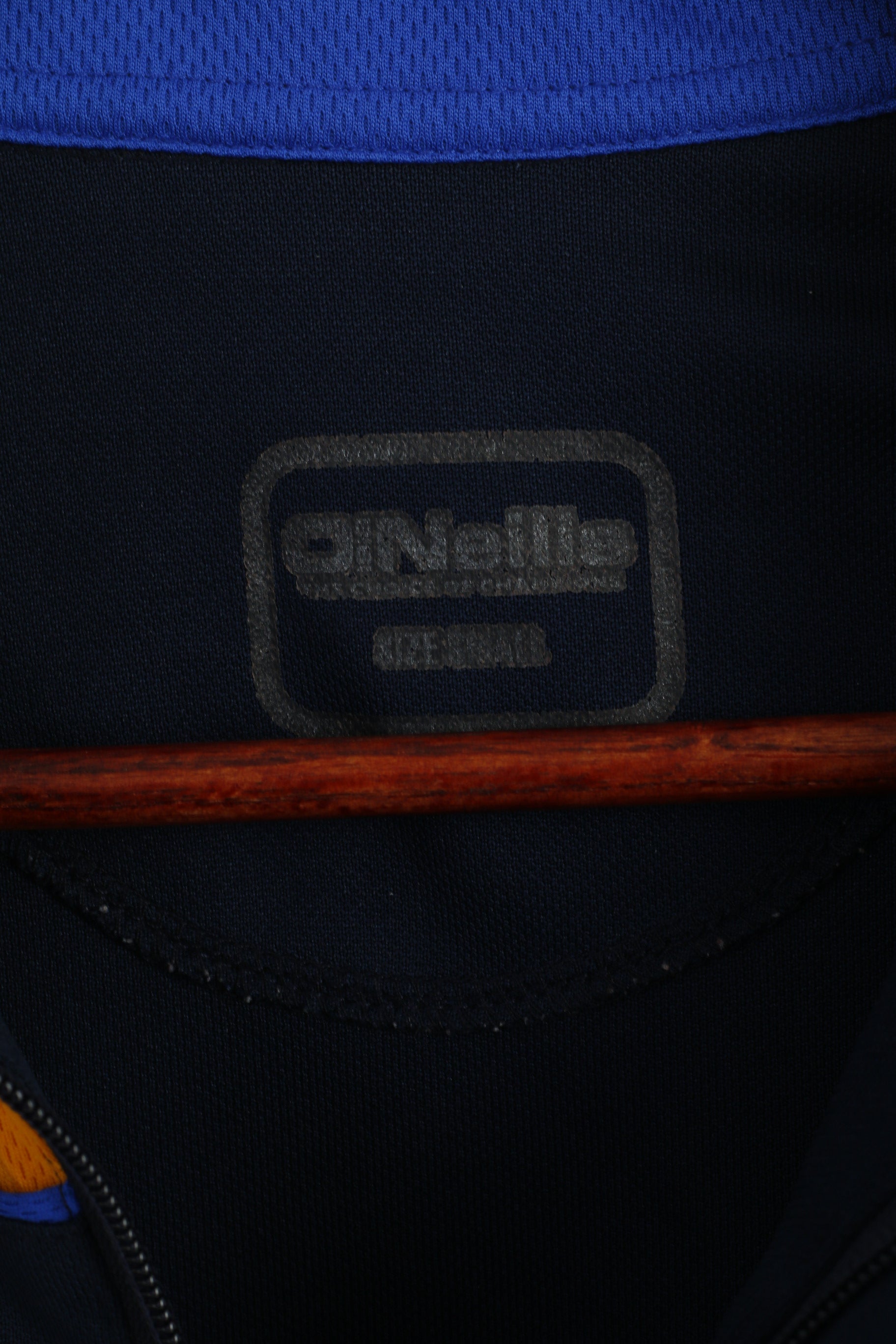 O'Neills Sweat-shirt pour hommes Bleu marine Col zippé Cumann Luth Gaelic GAA Haut de sport