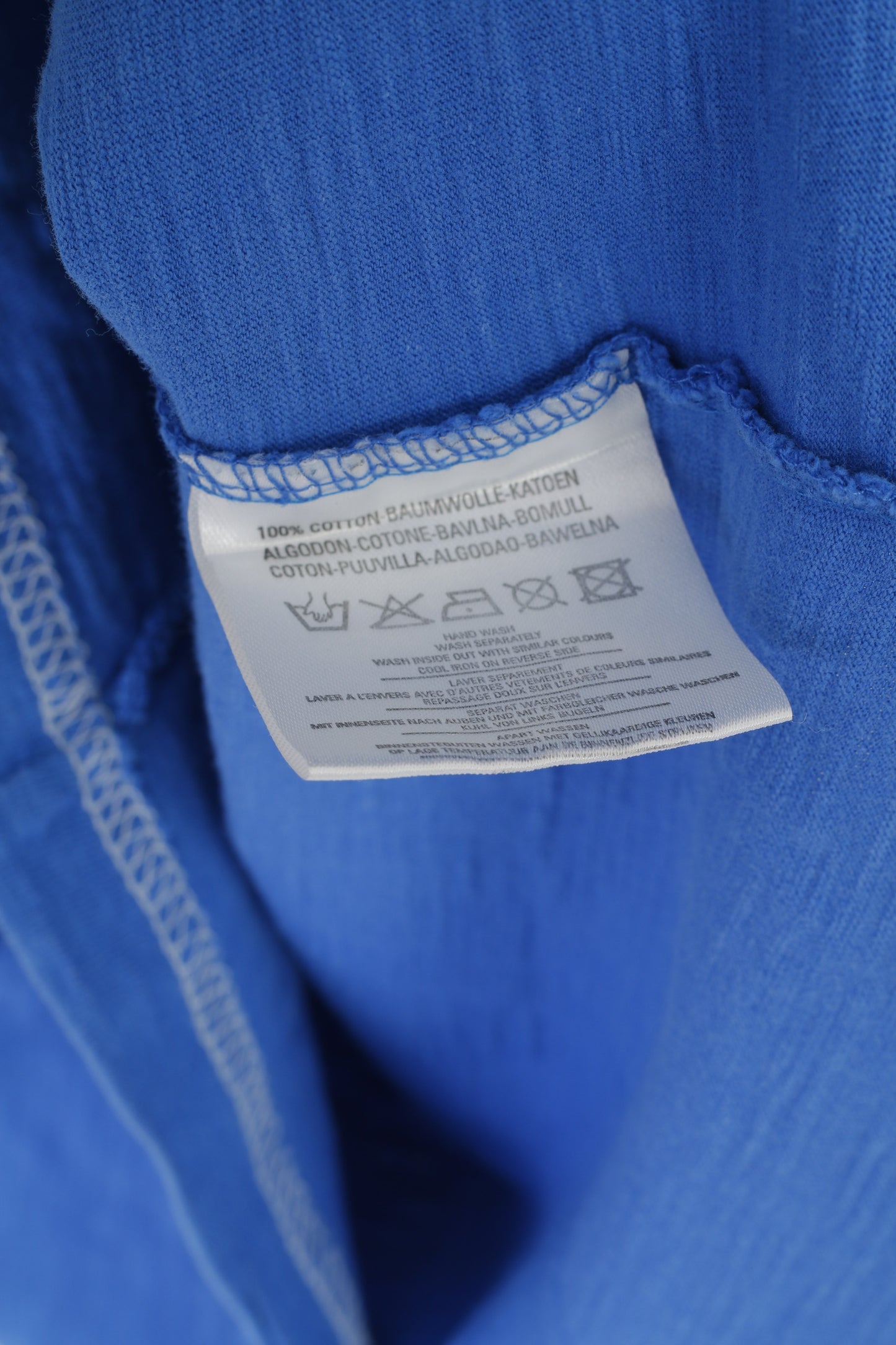 Nippon Osaka Series Men S Shirt Blue Baseball Graphic Cotton Emroidered Top