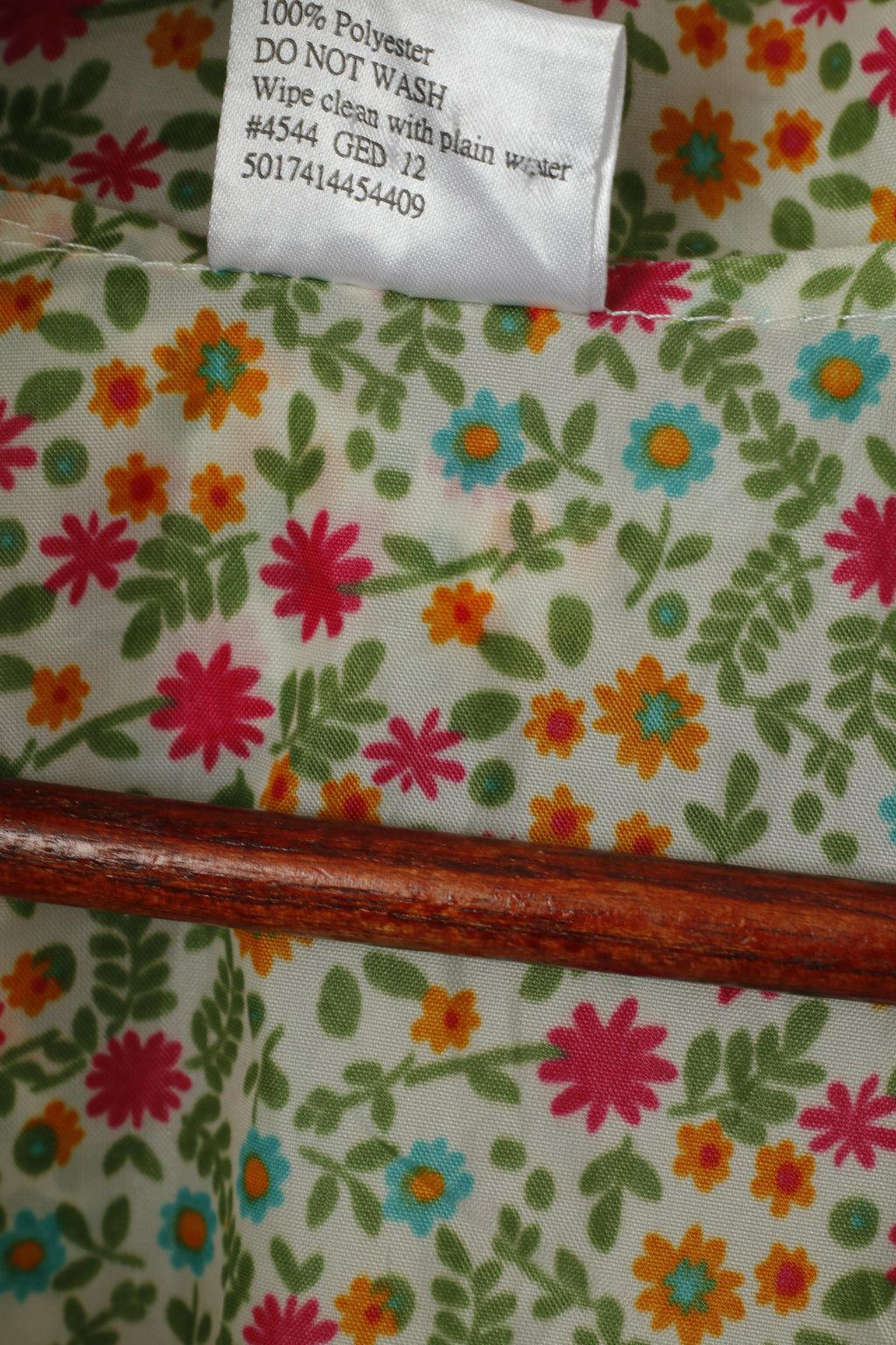 Borse da donna Taglia unica Poncho Beige Floreale Cappuccio Una tasca Top leggero