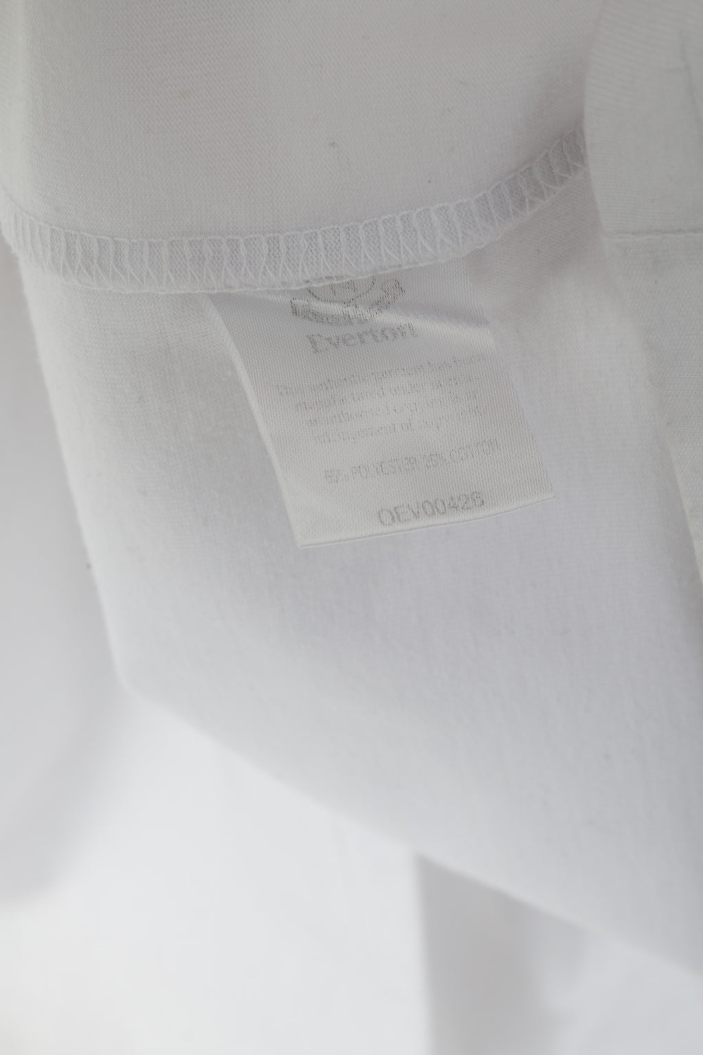 Everton Men M T- Shirt White Cotton Football Club Logo Sportswear Top