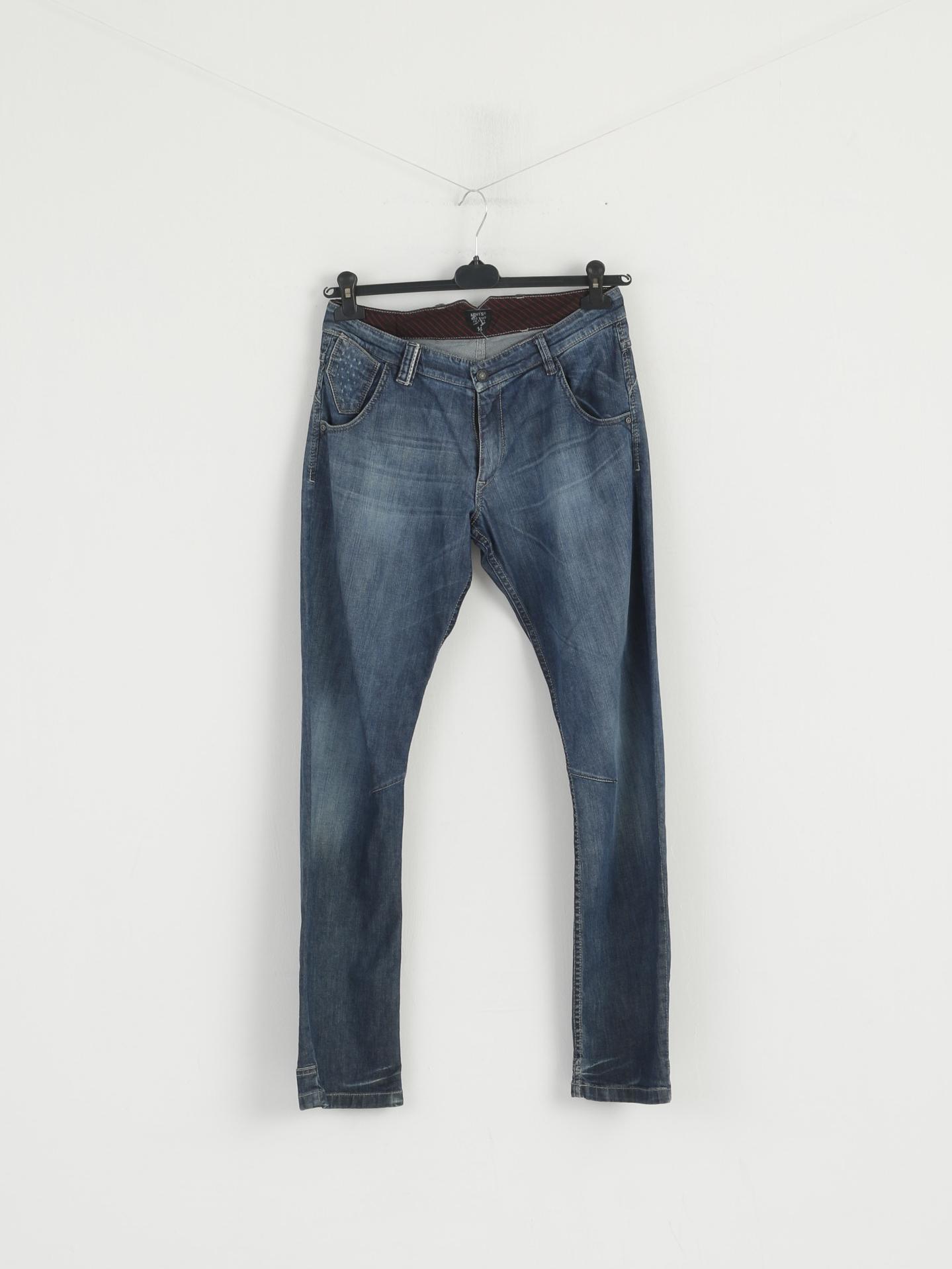 Levi's Red Tab Youth 14 Age Jeans Pantaloni Pantaloni classici in denim blu di cotone