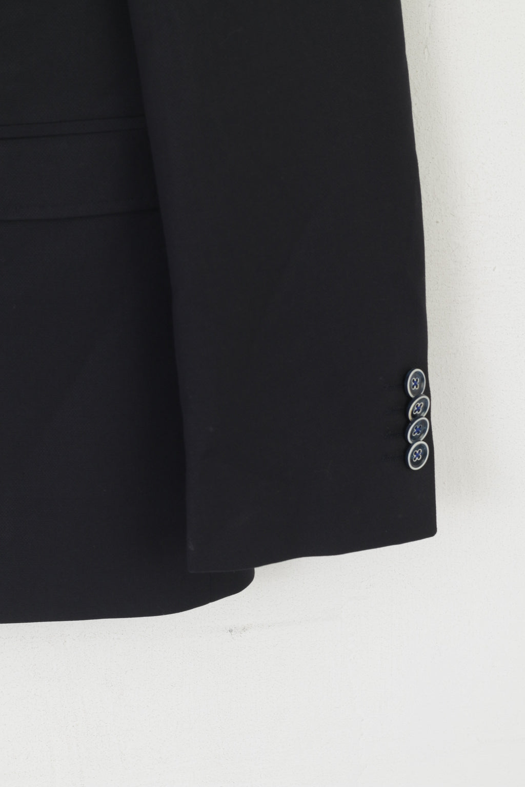 Giovani Men 38 48 Blazer Navy Wool Italia Norges Fotballforbund Single Breasted Jacket