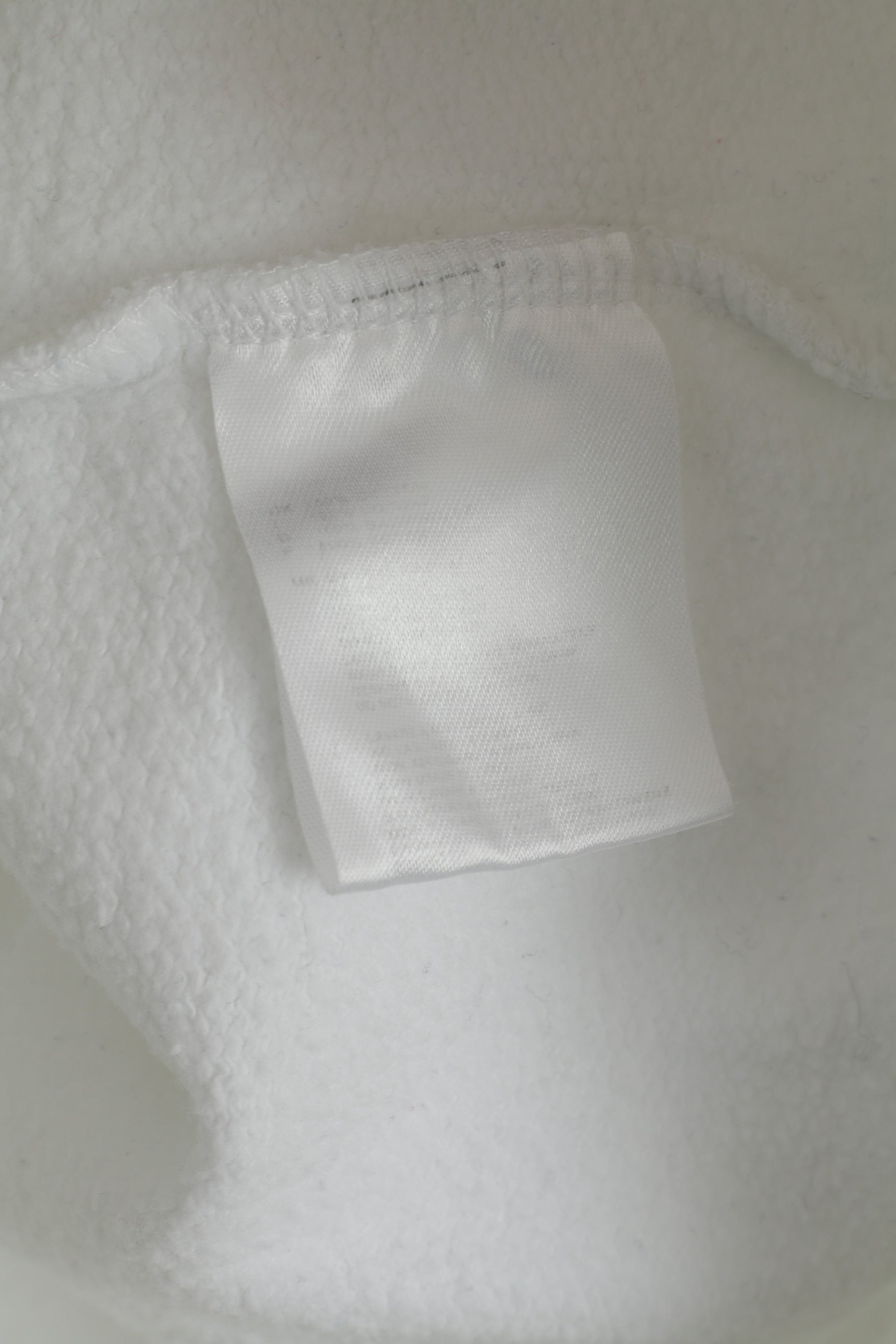 Major League Baseball Women M Sweatshirt White Cotton NY Yankees Zip Up Hoodie