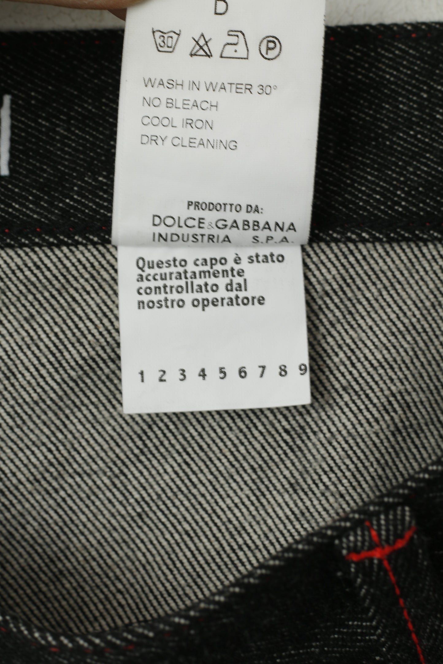 Dolce & Gabbana Women 42 Capri Trousers Black Jeans Cotton Stretch D&G Cropped Pants