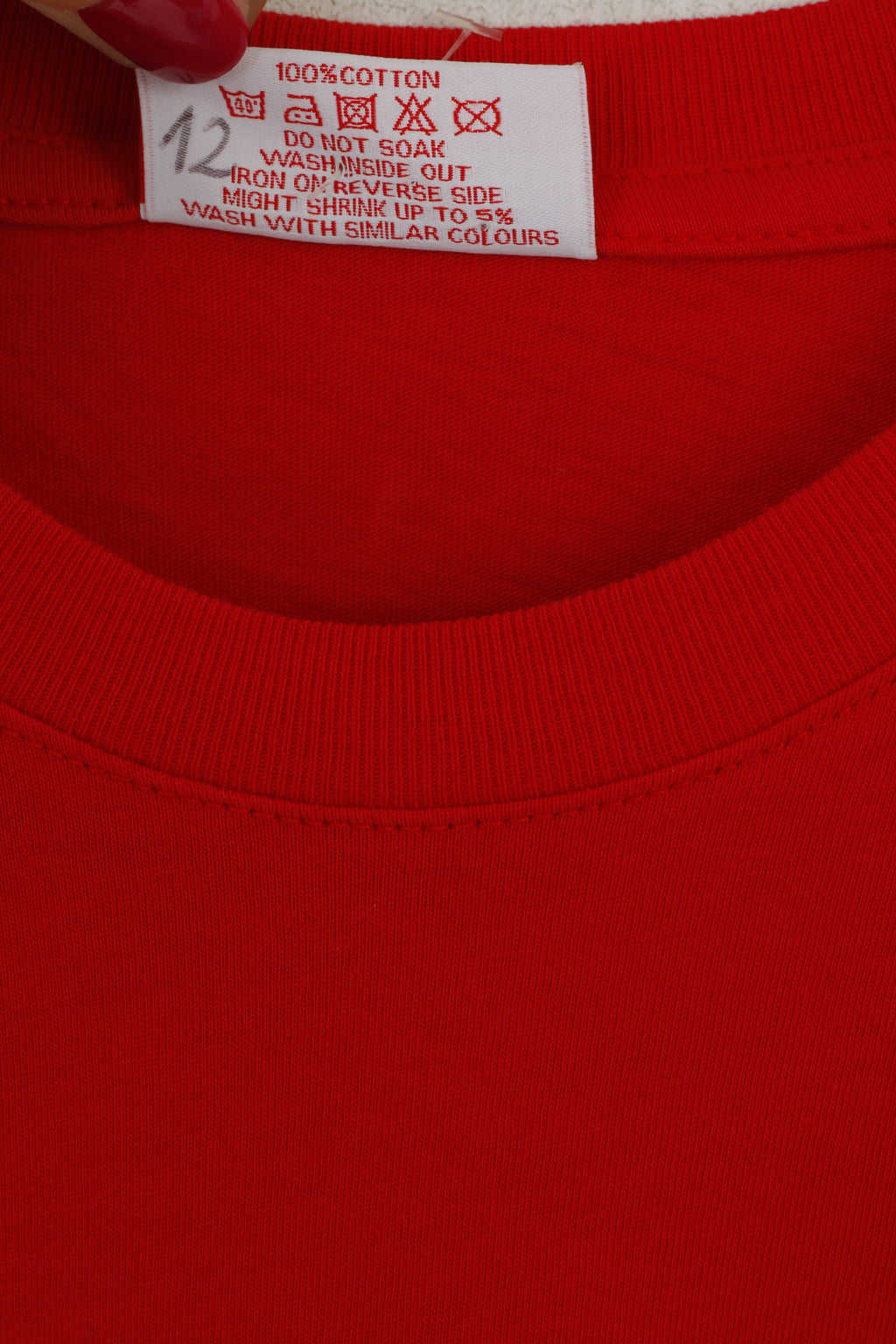 Camicia da uomo Bjorn Borg Maglietta unisex con girocollo grafico vintage in cotone rosso