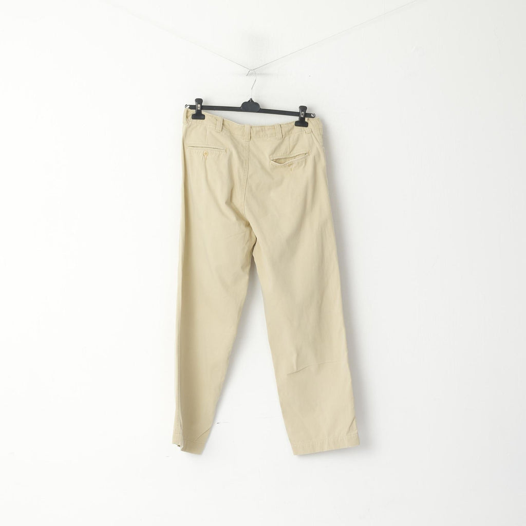 Polo by Ralph Lauren Homme W 34 L 32 Pantalon Pantalon Chino Classique En Coton Beige