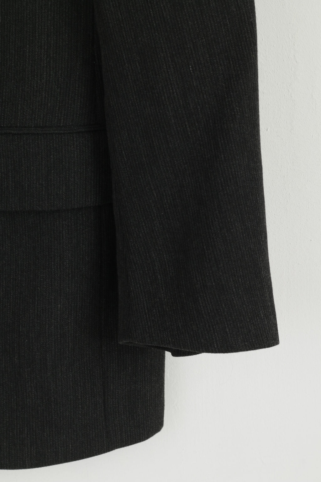 Via Ardigo By Corneliani Uomo 52 UK 42 Blazer Giacca in misto lana e nylon antracite