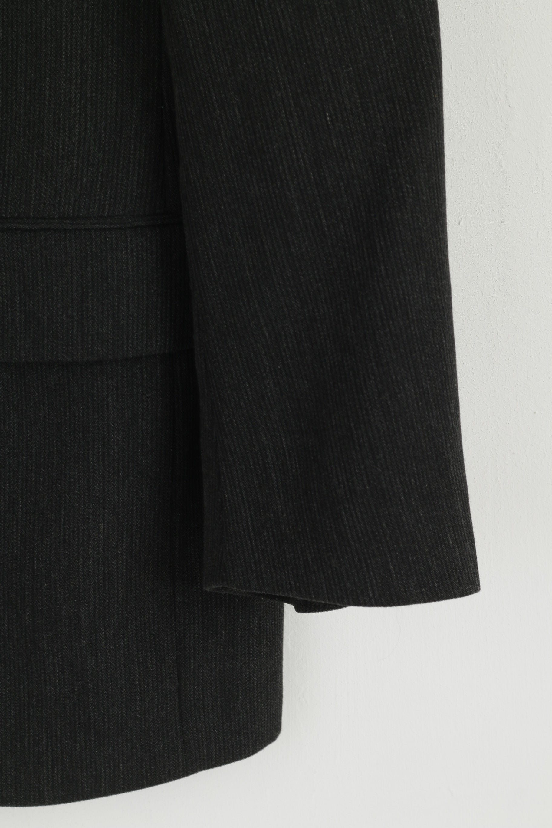 Via Ardigo By Corneliani Uomo 52 UK 42 Blazer Giacca in misto lana e nylon antracite