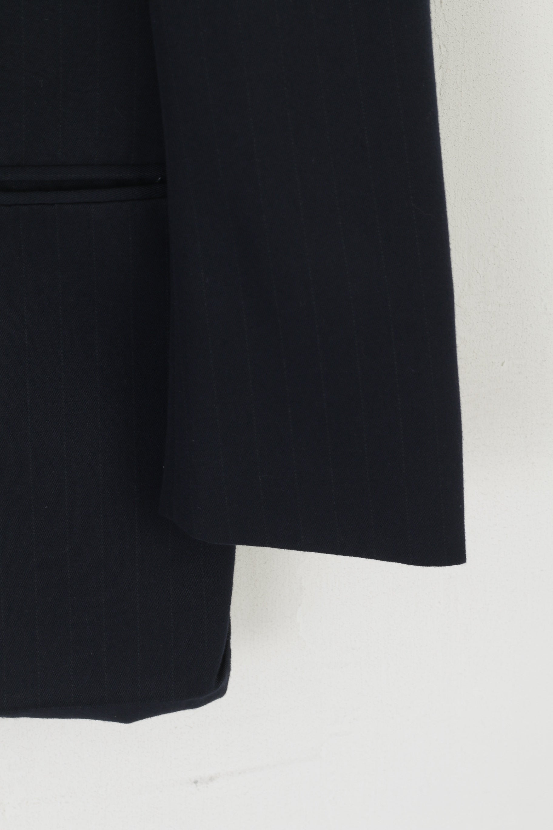 Douglas &amp; Graham 1880 Club Youth 164 Blazer Veste rayée vintage marine