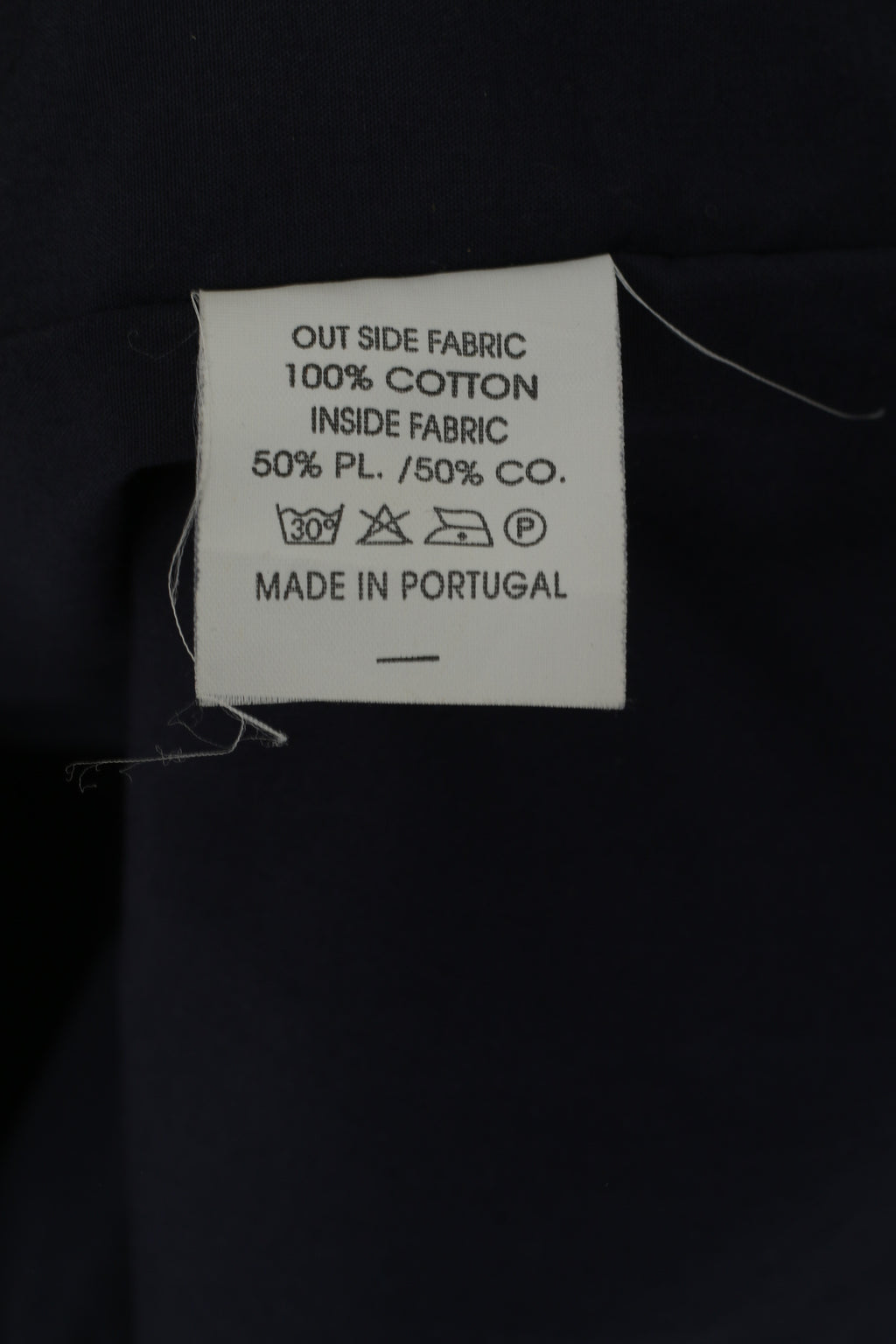 Collezione Divino Giacca da donna M. Top oversize vintage classico in cotone trapuntato blu scuro