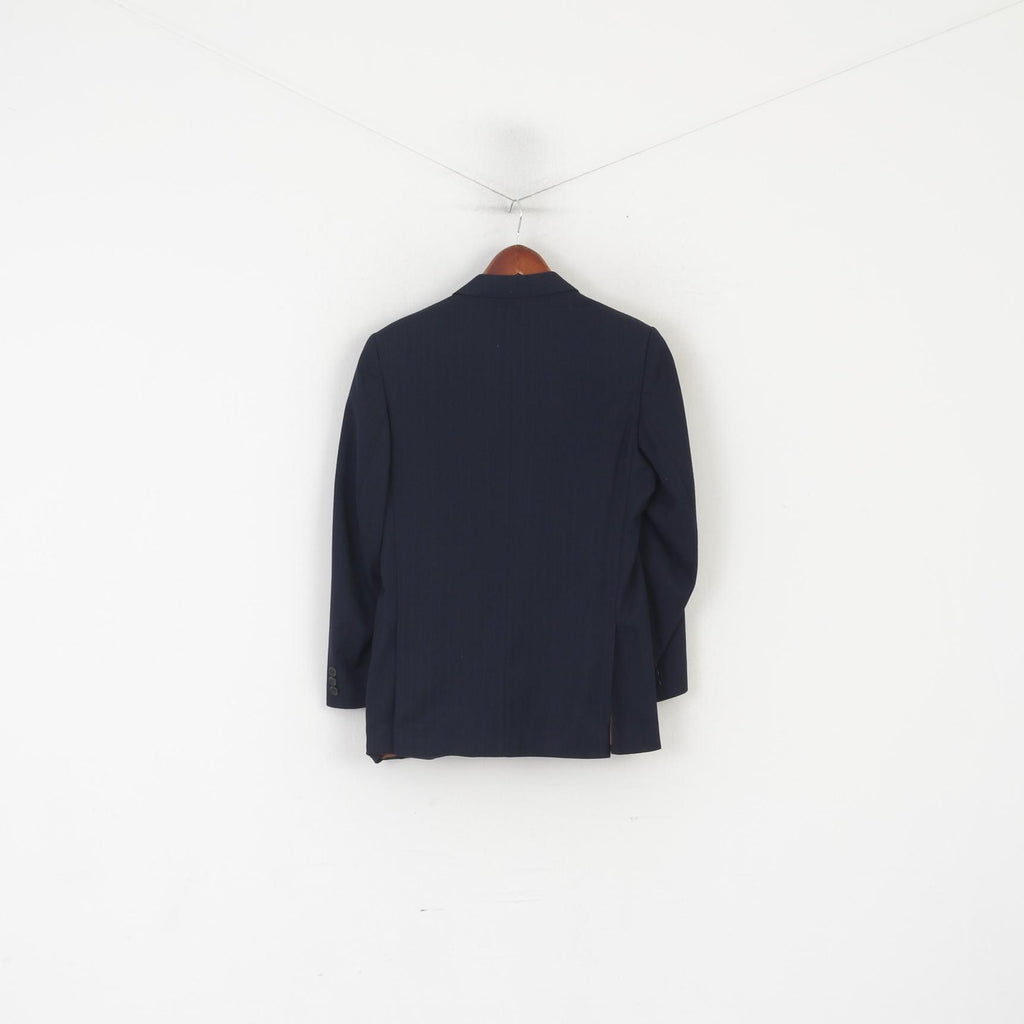 Douglas & Graham 1880 Club Youth 164 Blazer Navy Vintage Striped Jacket