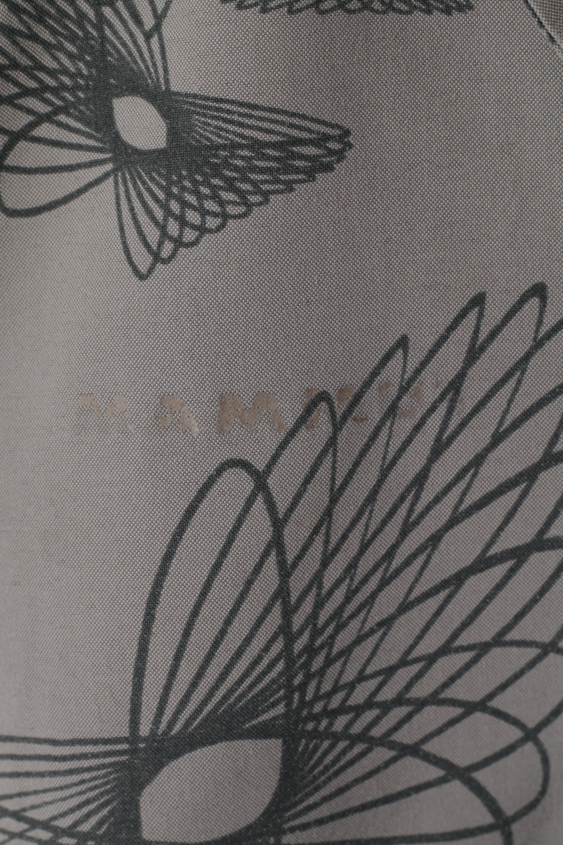 Mammut Camicia casual da donna L. Top da passeggio turistico vintage stampato in nylon grigio