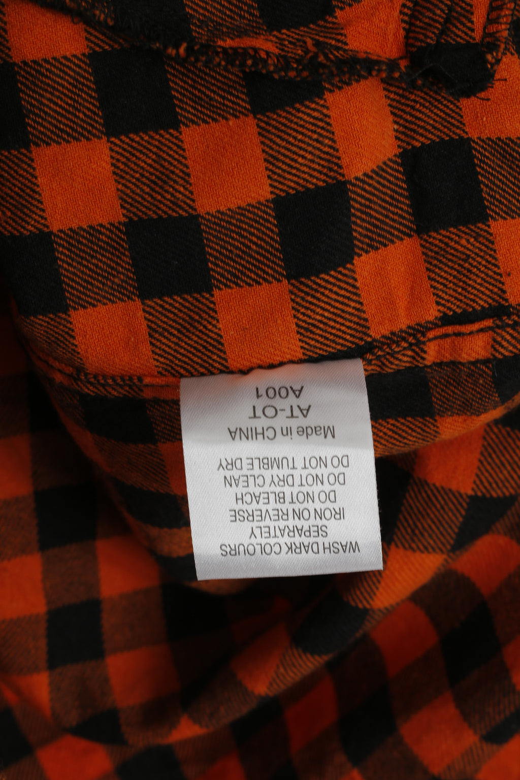 Voi Jeans Co. Men S Casual Shirt Orange Check Cotton hooded Long Sleeve Top