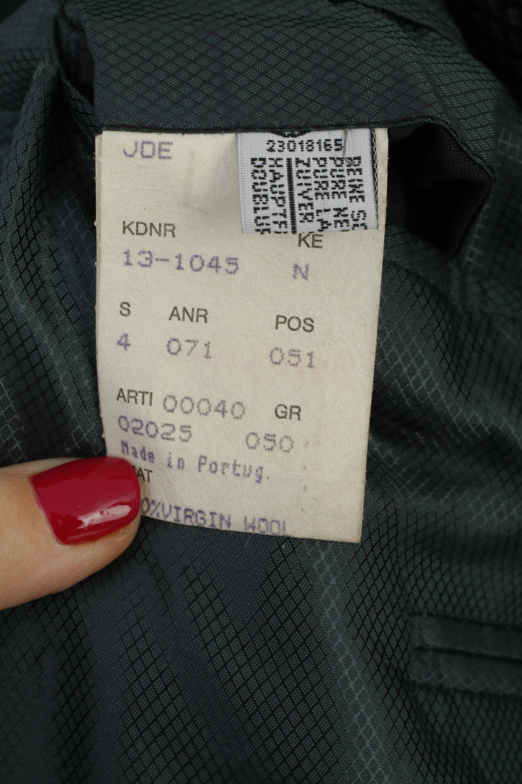 Strellson Emotion Uomo 40 50 Blazer Giacca monopetto vintage in lana verde