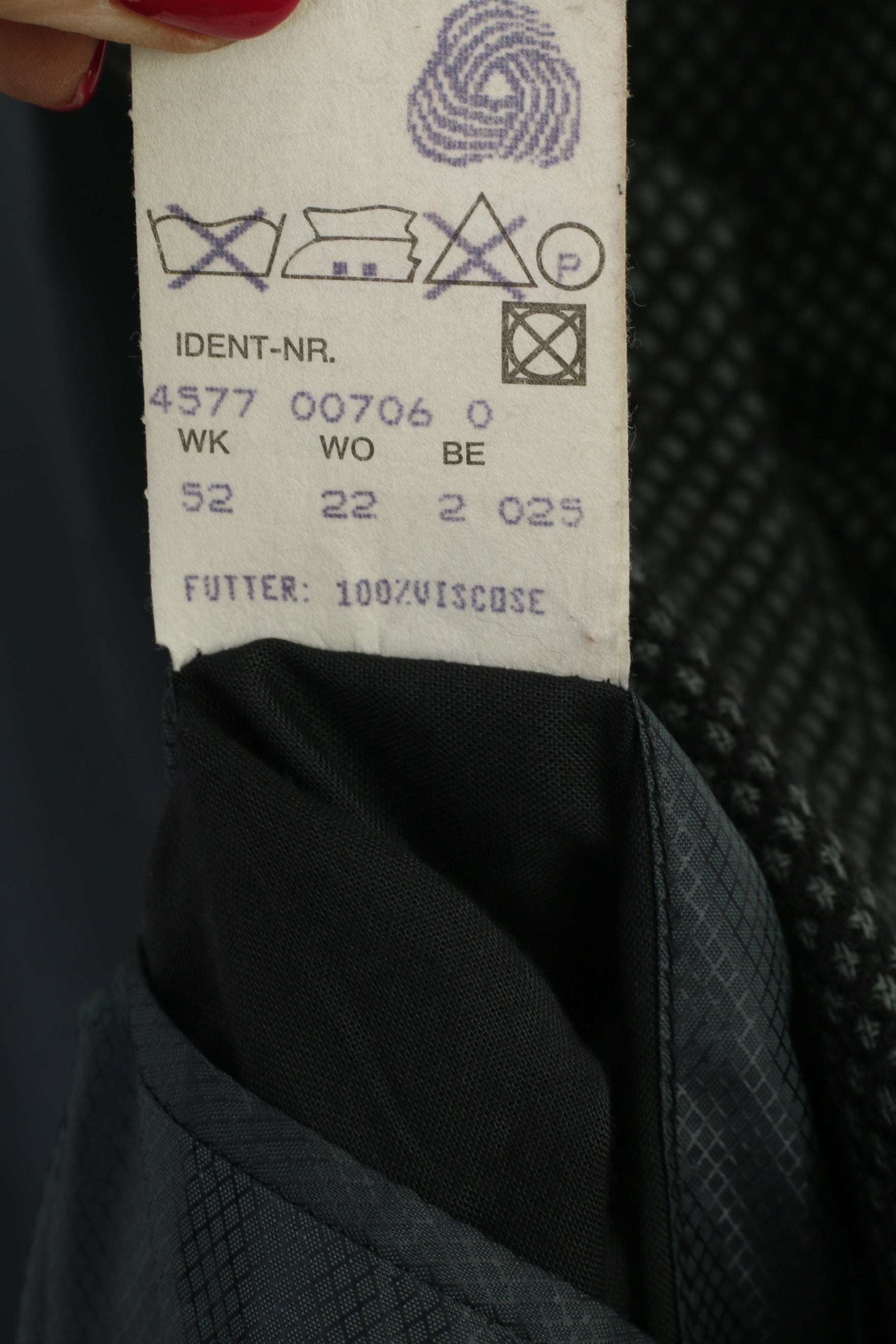 Strellson Emotion Uomo 40 50 Blazer Giacca monopetto vintage in lana verde