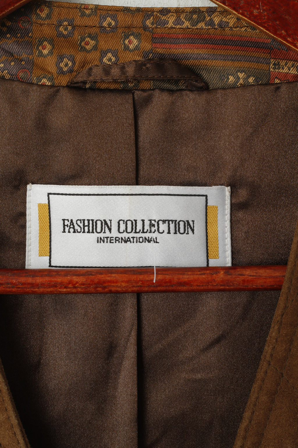 Collezione Moda Internazionale Donna 14 42 Gilet Gilet vintage in pelle marrone