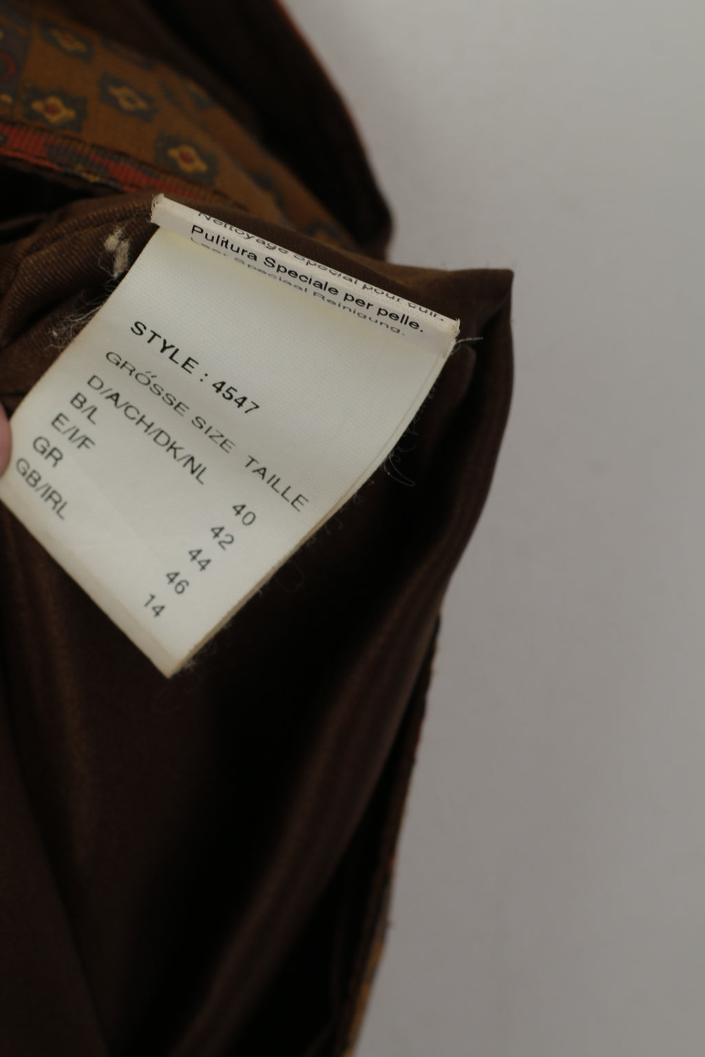 Collezione Moda Internazionale Donna 14 42 Gilet Gilet vintage in pelle marrone