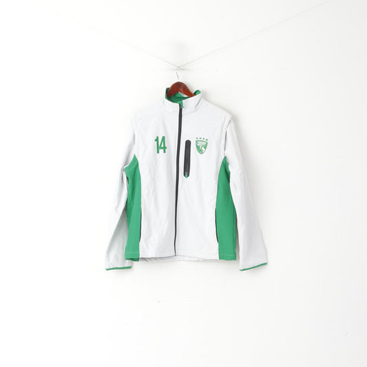 Fifa World Cup Brasil Men XL Jacket White Detachable Sleeves Castrol FC 2014 #14 Top