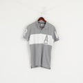 G-STAR RAW Men M Polo Shirt Light Grey Cotton Abeloak Polo Slim Fit GS Top