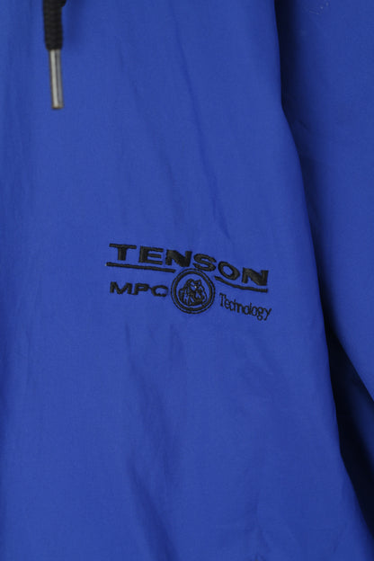 Giacca Tenson MPC da donna 40 L blu, leggera, traspirante, con cappuccio da esterno