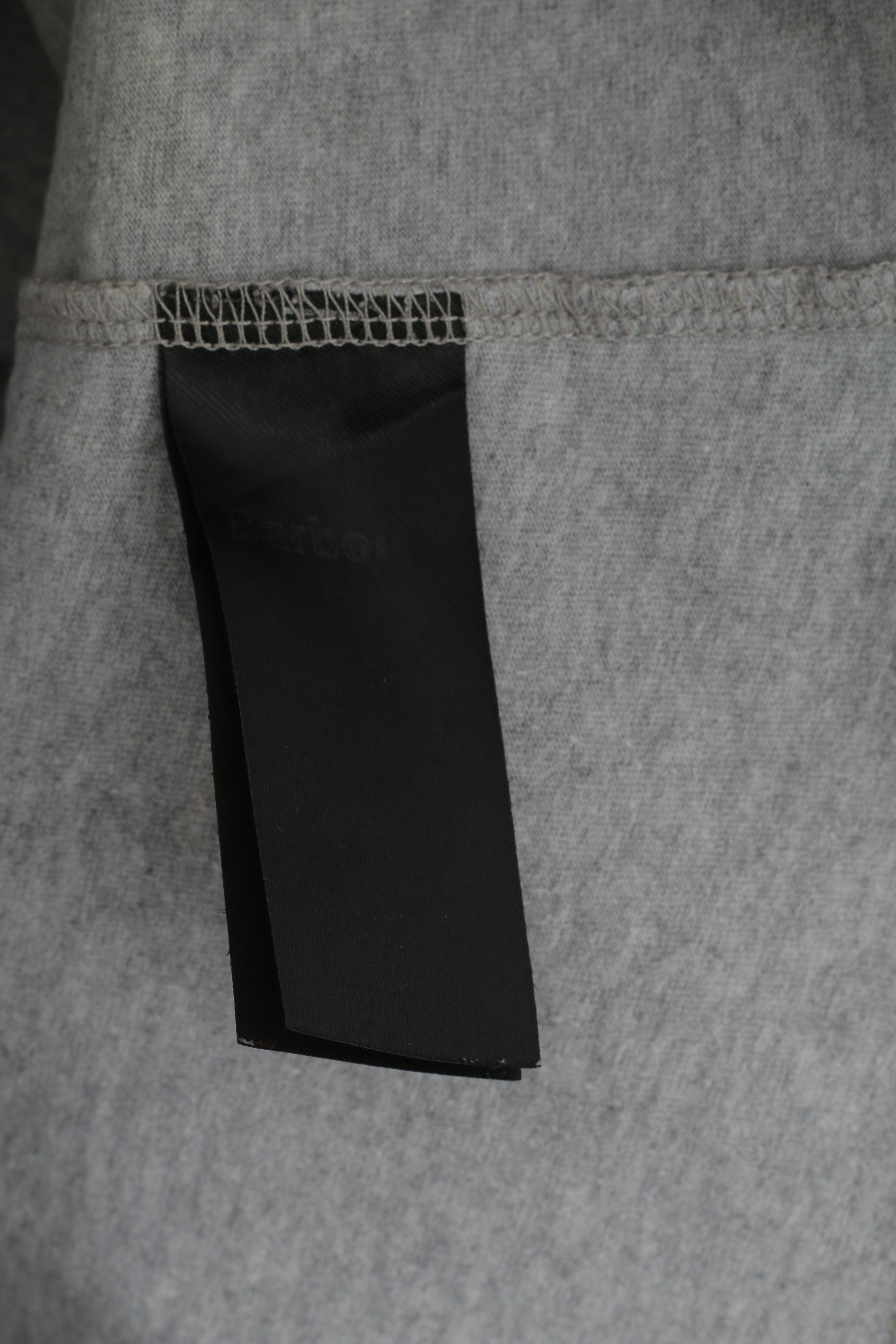 Barbour International Uomo S T-shirt in cotone grigio grafica British Standard Top