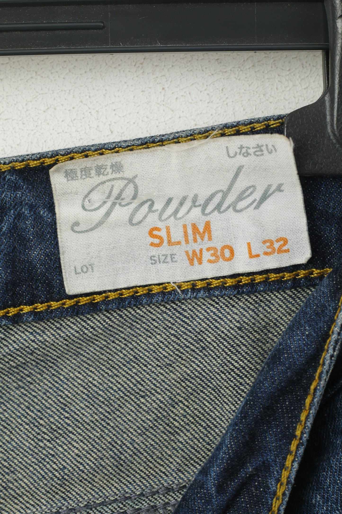 Superdry Powder Slim Women 30 Jeans Trousers Navy Cotton Skinny Pants
