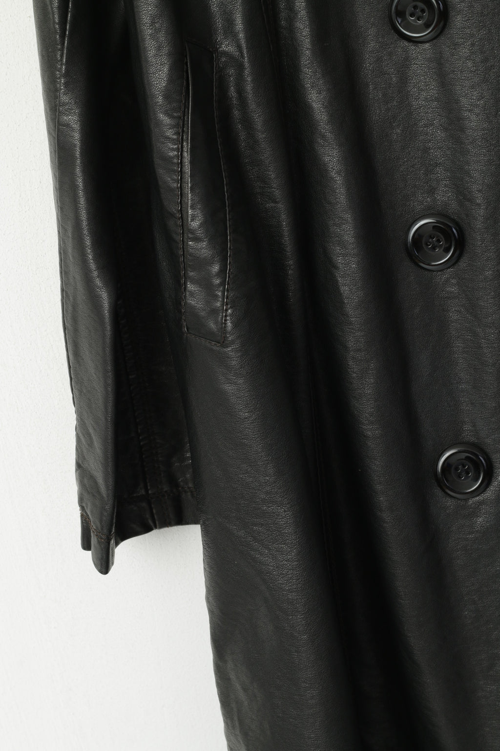 Dunnes Stores Giacca da donna 14 42 Top classico monopetto nero lucido