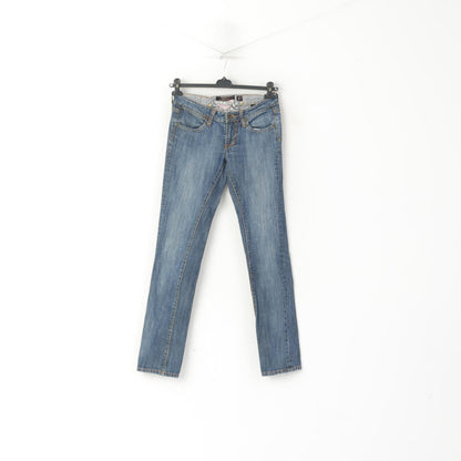 Ed Hardy by Christian Audigier Women 27 Jeans Trousers Blue Cotton Skinny Pants