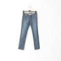 Ed Hardy by Christian Audigier Pantalon en jean 27 pour femme Pantalon skinny en coton bleu