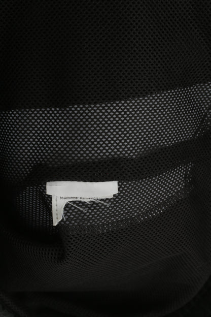 Puma Men L Jacket Black White Activewear Full Zipper Sport Lifestyle Mesh Lined Top