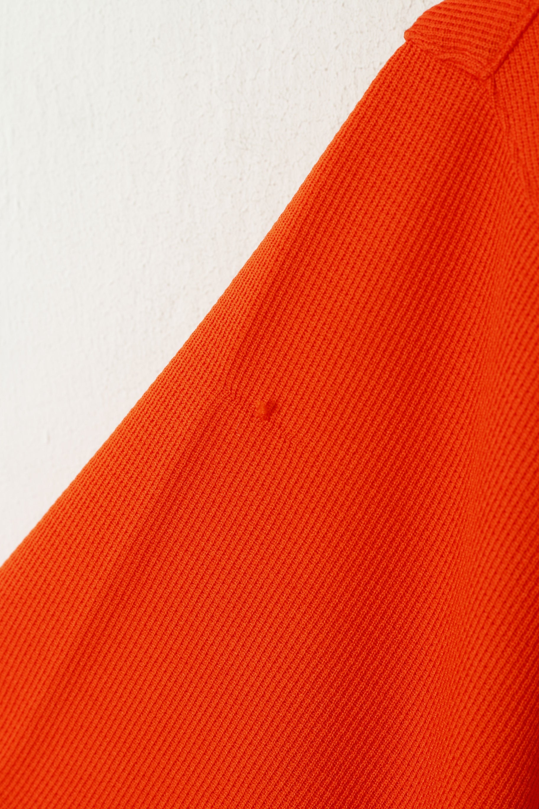 Maglia FILA da uomo 46/48 S arancione Performa con scollo a V, abbigliamento sportivo, top in jersey tinta unita