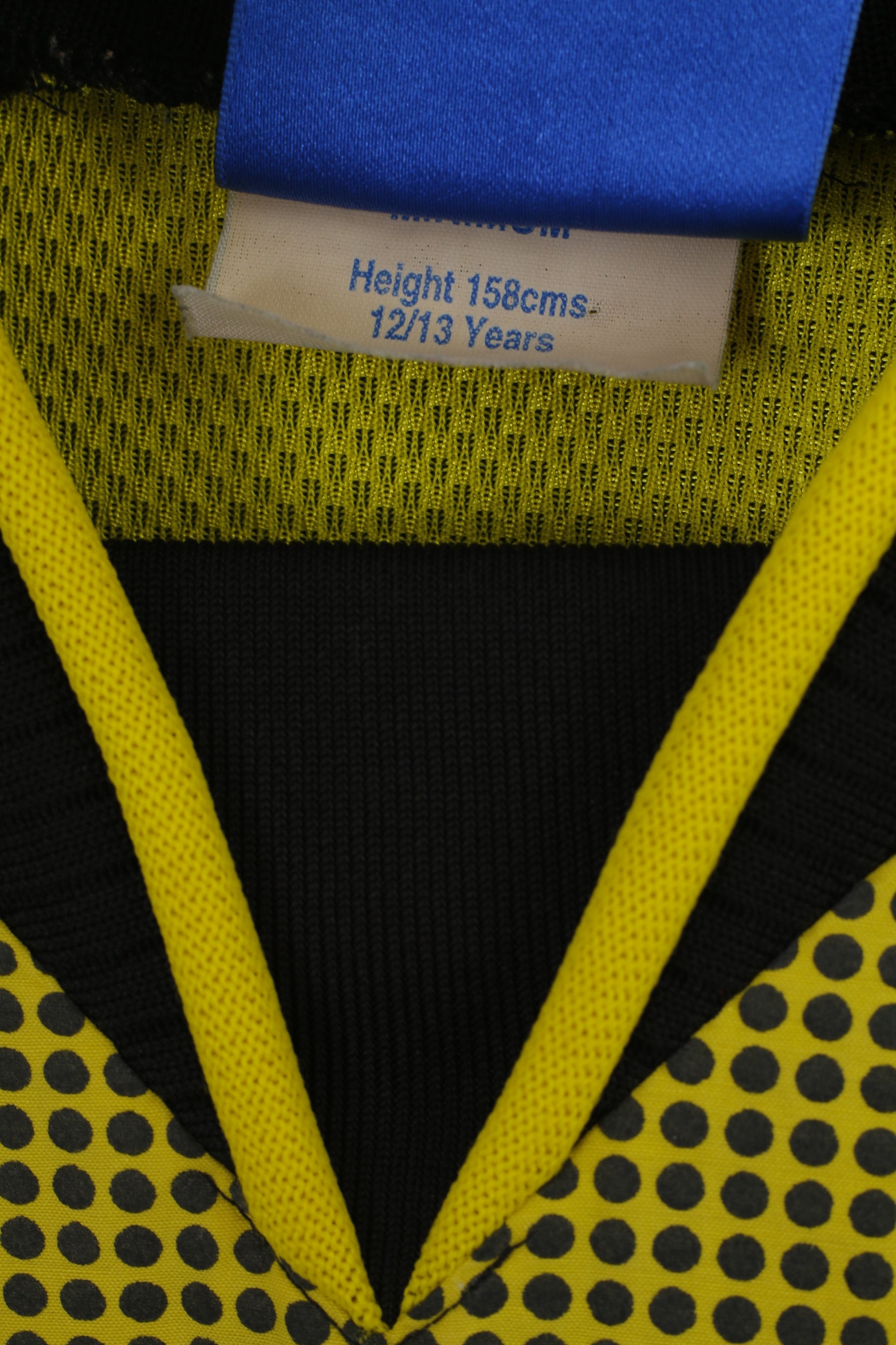 Umbro Garçons 158 12-13 Âge Chemise Jaune Angleterre Football Club Haut en Jersey à Manches Longues