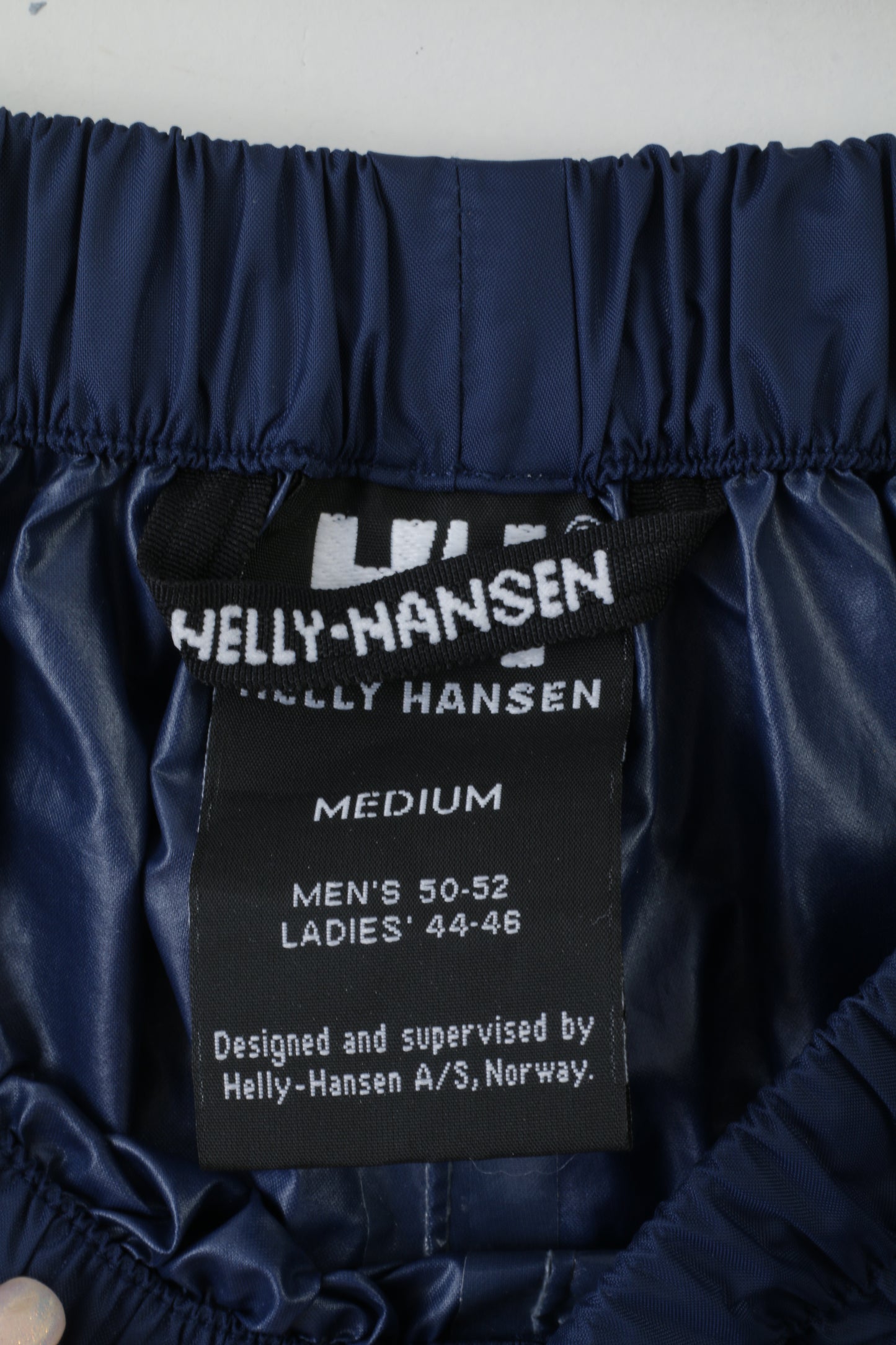 Helly Hansen Men 50 M Trousers Navy Nylon Waterproof Performance Exercise