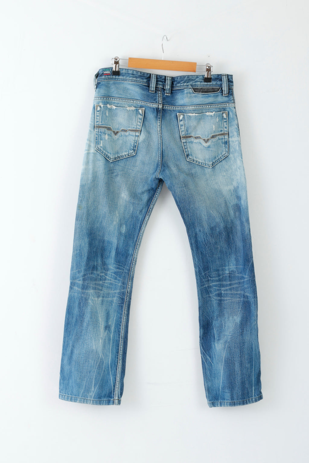 Diesel Safado Jeans da uomo W29 L32 NavyCotone consumato Italia Denim Design