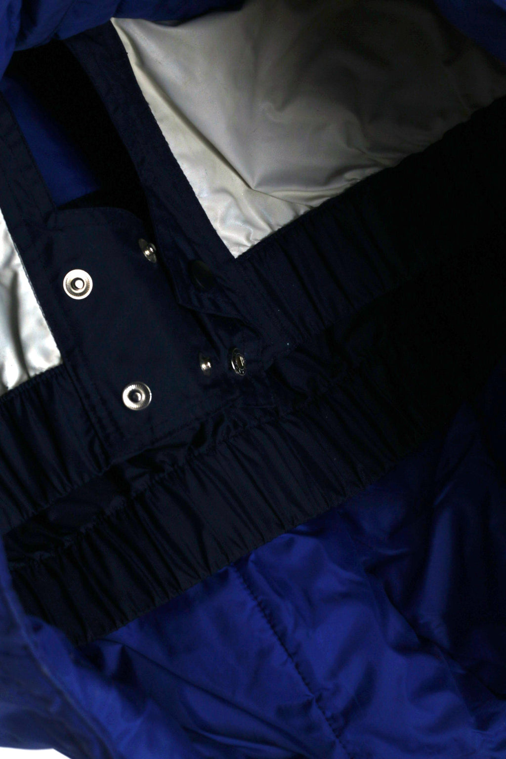 Adidas Uomo XL 198 Giacca Navy Nylon Imbottito Vintage Anni '90 Cerniera Completa Abbigliamento Sportivo Con Cappuccio Nascosto