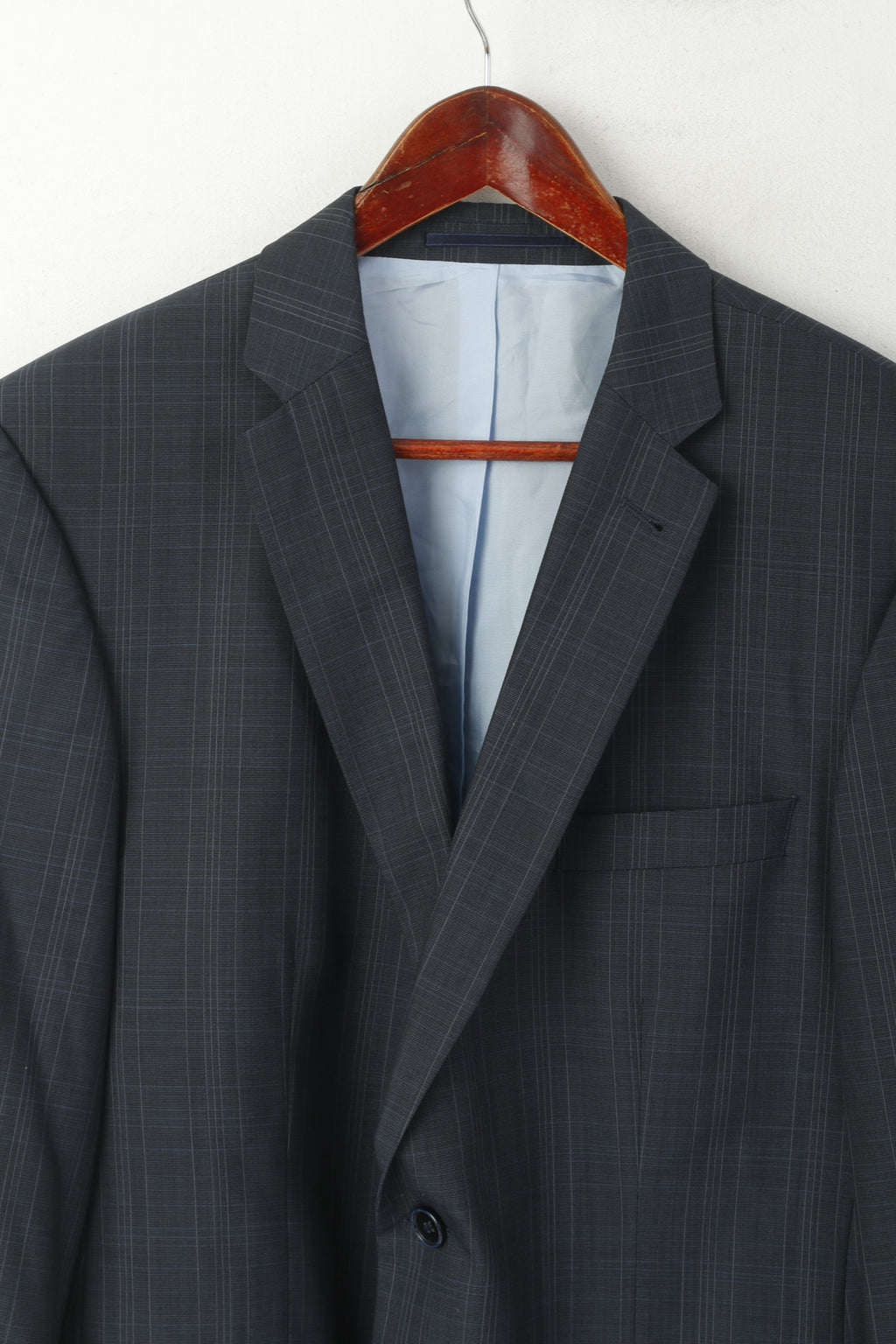 Roy Robson Men 26 40 Blazer Navy Guabello Giacca monopetto in lana a righe Italia