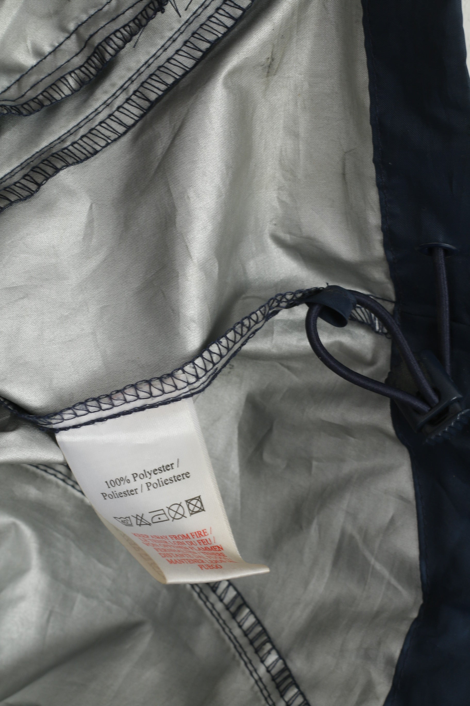 Giacca Umbro da uomo, blu scuro, leggera, con cappuccio, cerniera intera, Activewear