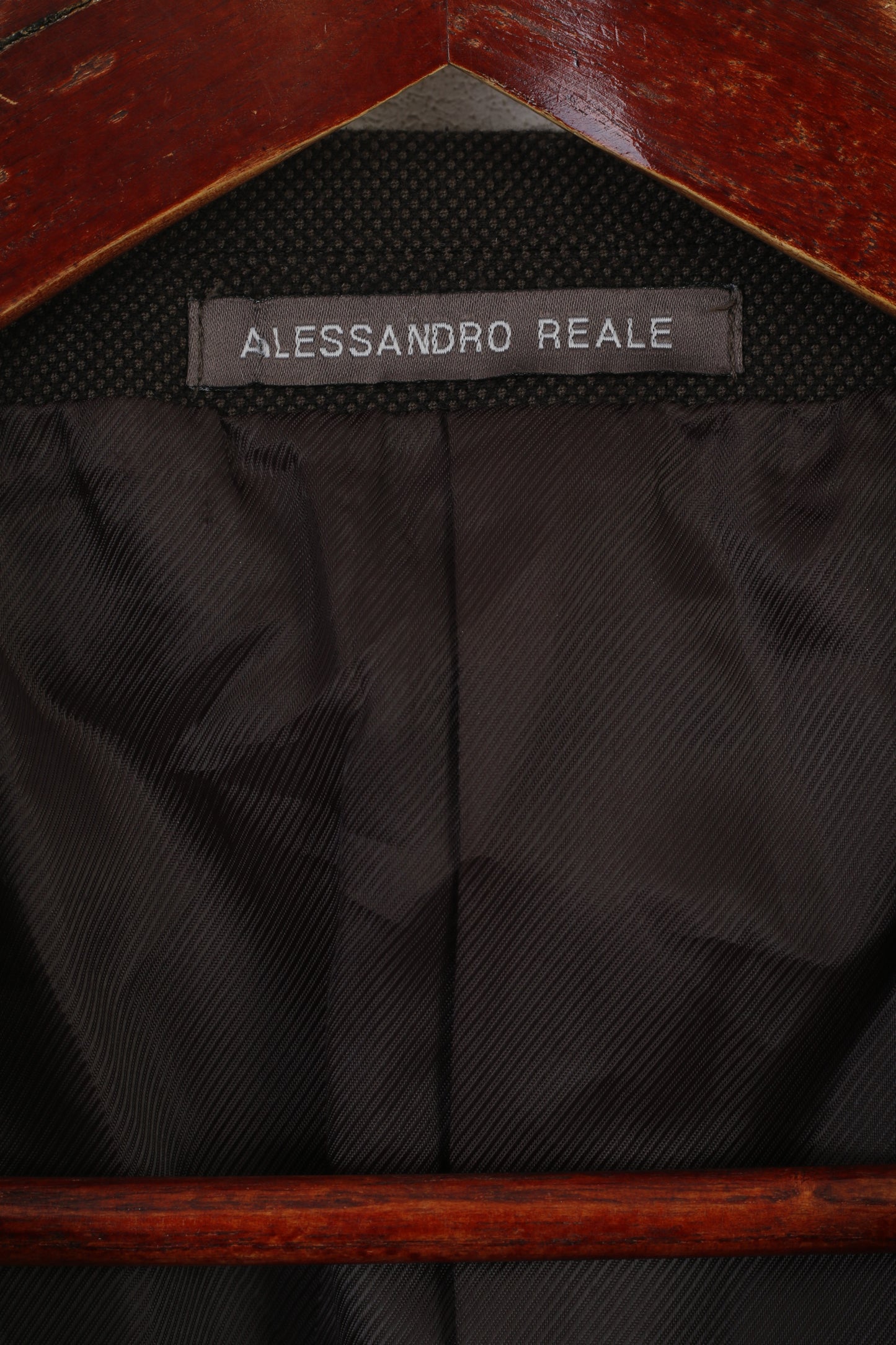 Alessandro Reale Uomo 58 48 Blazer Marrone Linea Tasmania Giacca Monopetto